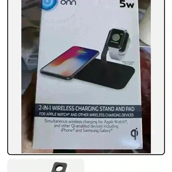 Wireless Charging Stand For Qi-Enabled - Picture 2 of 2